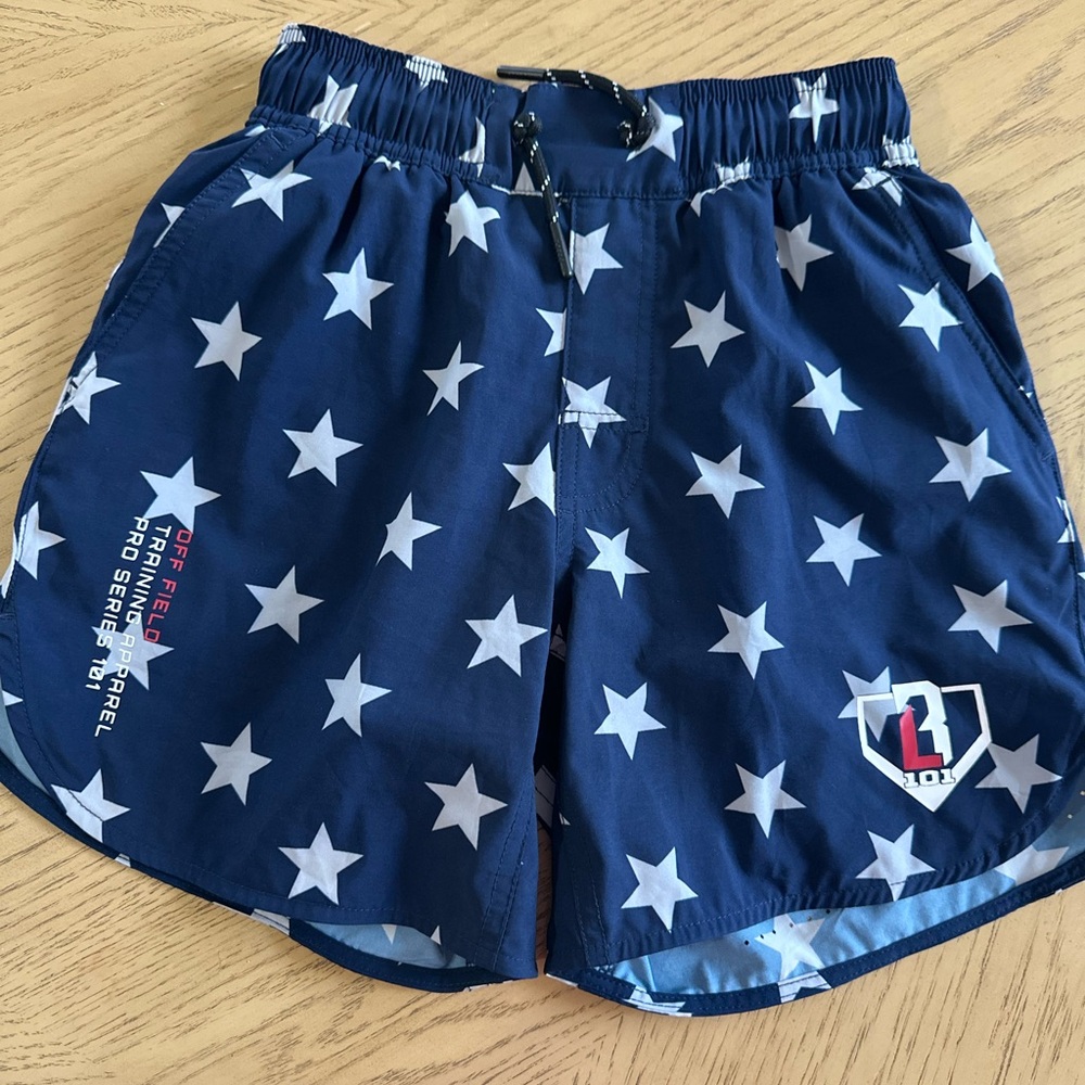 Blue Star Patterned Shorts